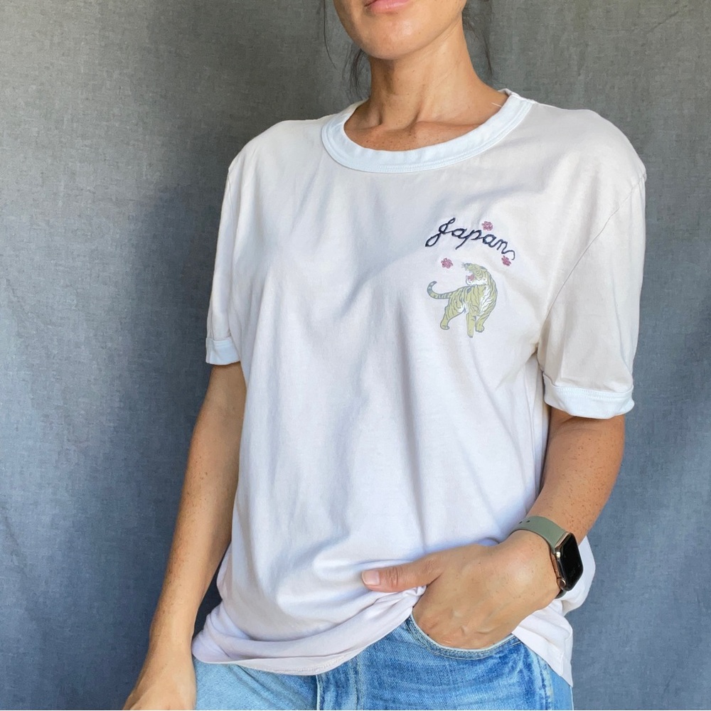 Japan embroidered graphic T-Shirt